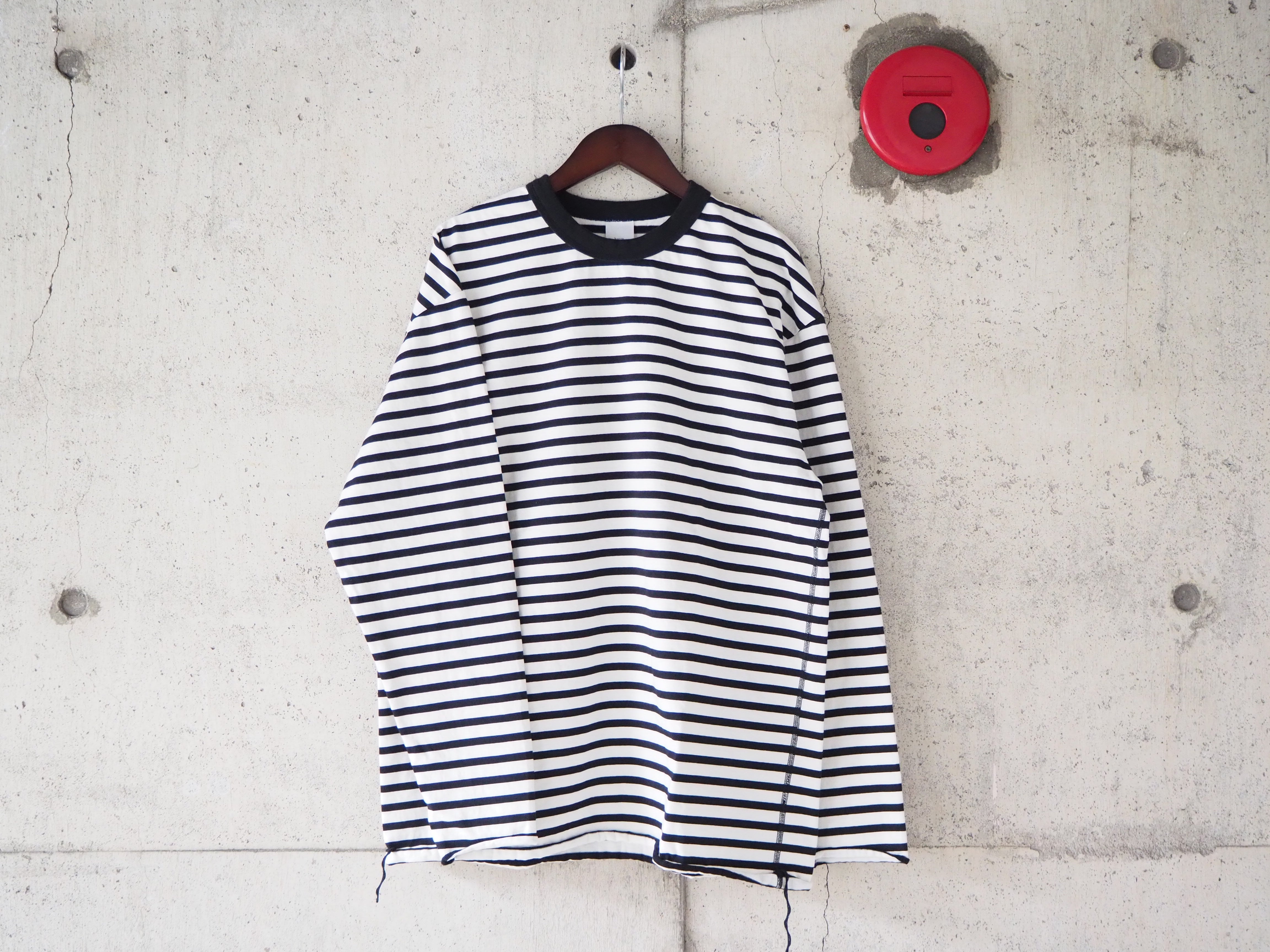 have a good day / BORDER LONG SLEEVE TEE | e n o u g h