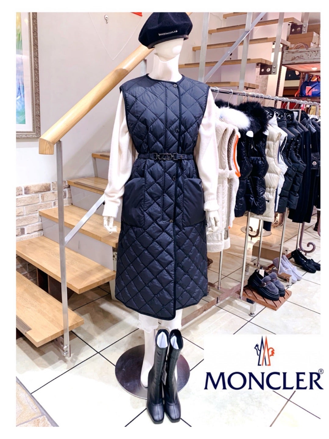 MONCLER BUTORロングベスト+ | TiaraちゃんのBlog MONCLER BUTORロングベスト+ | TiaraちゃんのBlog