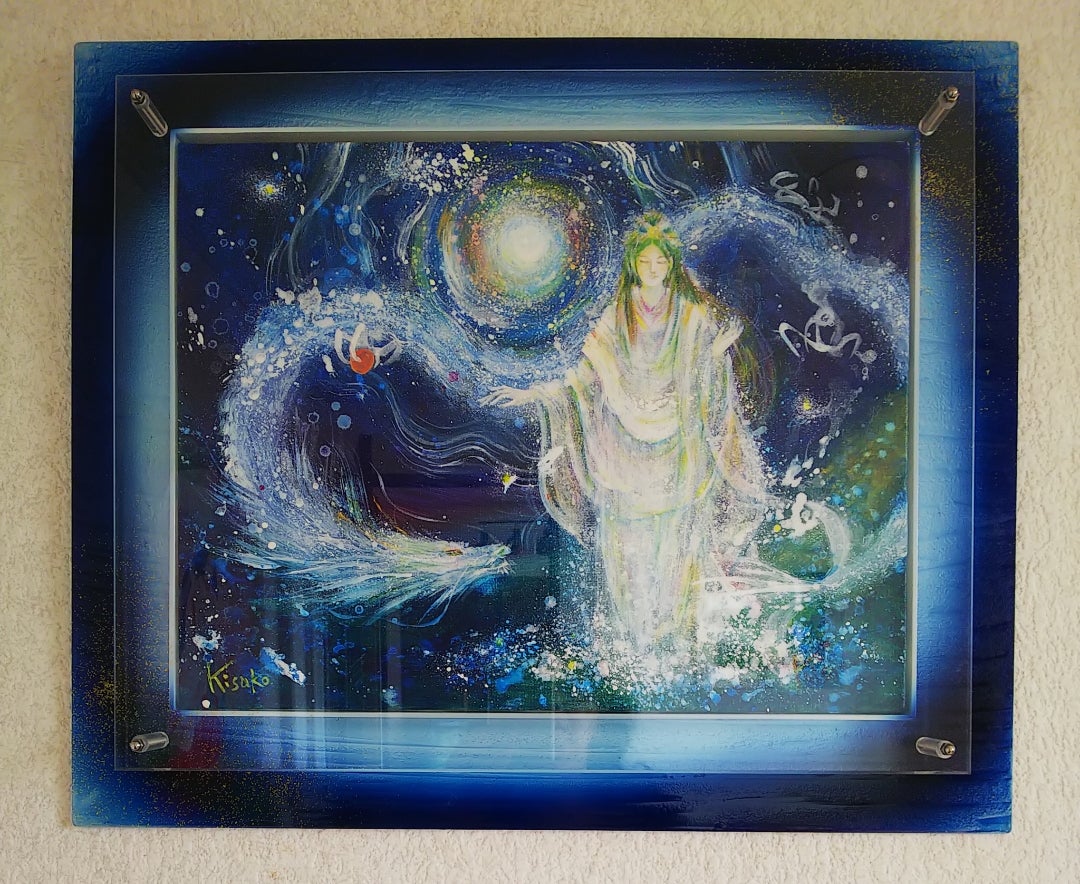 瀬織津姫と白龍シリーズ☆凛として立つ | ☆開運風水画KISA 瀬織津姫と白龍シリーズ☆凛として立つ | ☆開運風水画KISA