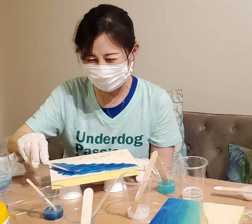自分だけの海が作れる♪レジン海ワークショップメニューの記事より