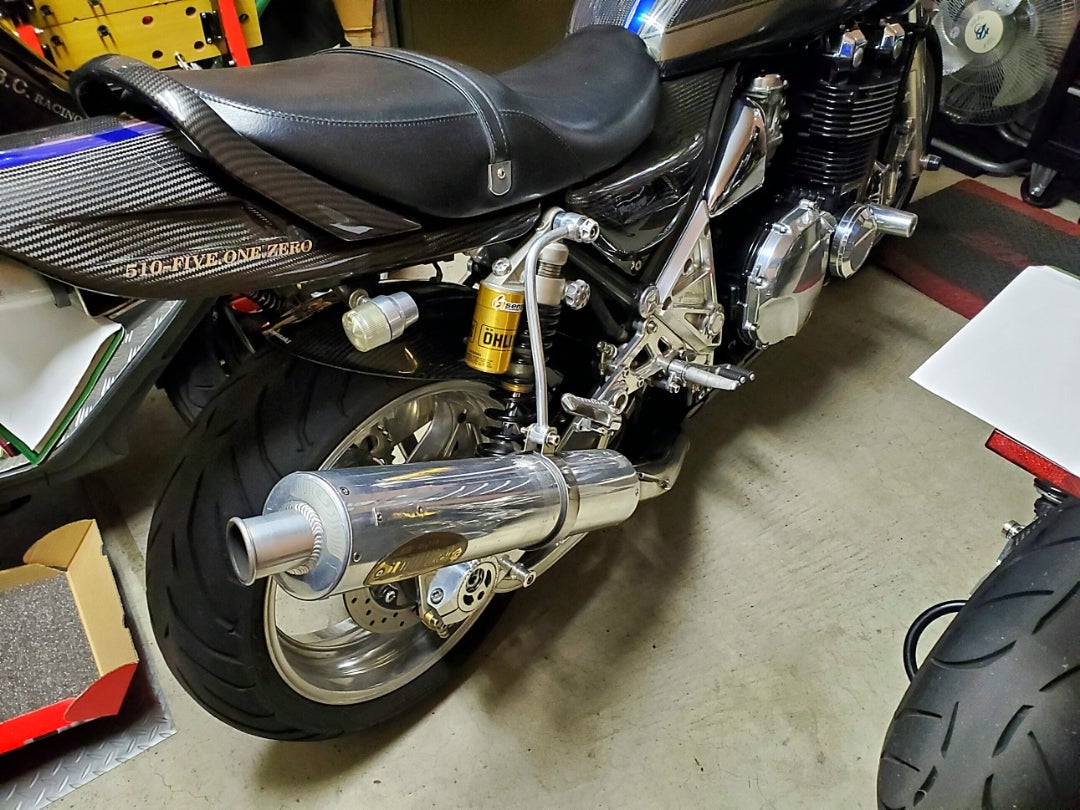 ゼファー1100 絞まっ ツキギレーシング マフラー ゼファー1100 絞まっ ツキギレーシング マフラー