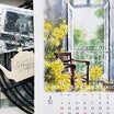 3月のカレンダー水彩 Vol.1