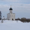 雪原に佇むポクロヴァ･ナ･ネルリ教会 - HD PENTAX-DA16-85㎜ F3.5-5.6の画像