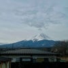3月19日今朝の富士山、河口湖からの画像
