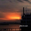 浜大津港の夜明の画像