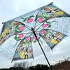 美女と野獣デザインとラプンツェルデザインの素敵なビニール傘の画像
