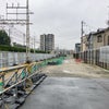 枚方公園駅周辺では埋蔵文化財調査が終了。京阪連続立体交差事業 写真 [2024/3/25更新]の画像