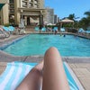 ホノルル旅行⑤Hyattホテルのプール♡ワイキキビーチで過ごす1日♡の画像