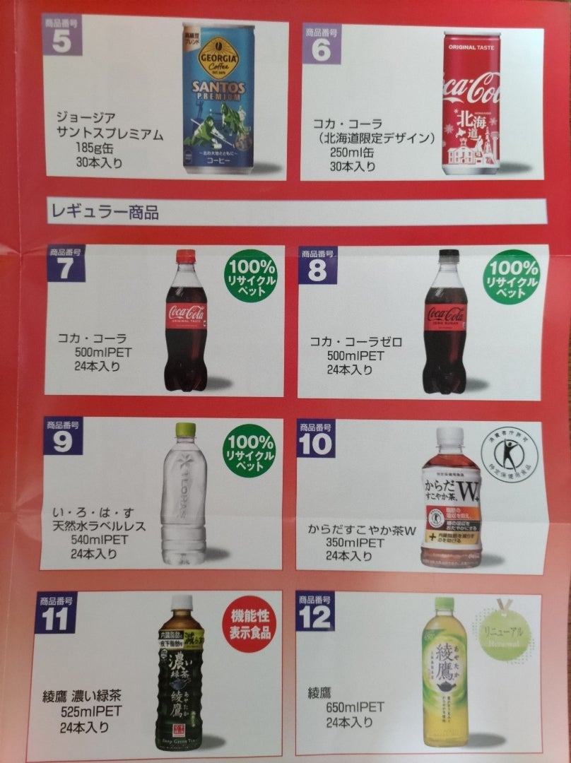 北海道コカ・コーラボトリング優待の記事より