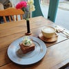 東中野　「cafe 2u」でラテアートとキャロットケーキの画像