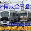 【最後の１０００形は２０２４年６月３０日引退】静岡鉄道A３０００形１２編成全て登場！の画像