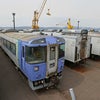 ＪＲ北海道のキハ１８３系カンボジアへ函館港から１５日輸出の画像