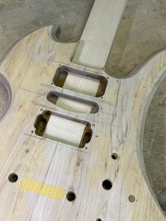 Fernandes Burny MG-X HSH proto type レプリカ製作 Fernandes Burny MG-X HSH proto type レプリカ製作