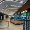 新しくなった長崎空港の保安検査場。の画像