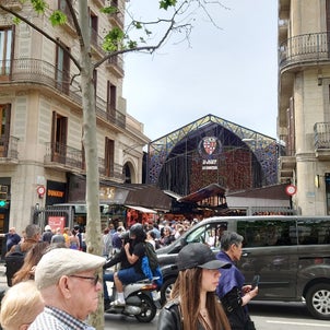 バルセロナreal9　ボケリア市場でランチの画像