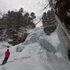 乗鞍岳、12年ぶりの三本滝の冬景色の画像
