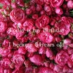 お誕生日を迎えて。。。人生薔薇色♡