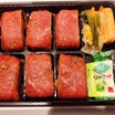牛ステーキの寿司と柿の葉寿司