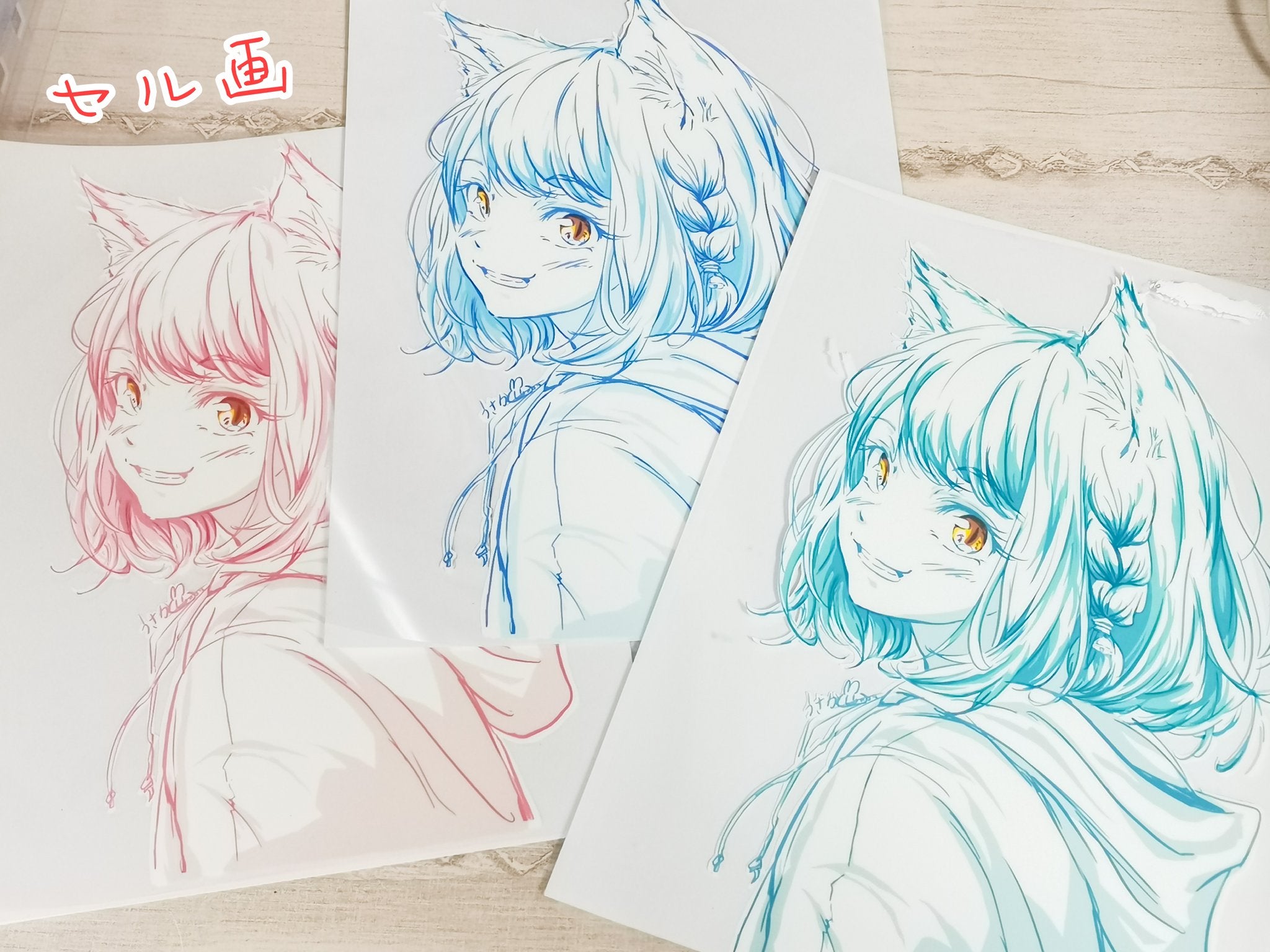 セル画への情熱 色数を絞っても魅力的な世界 | うさか@現役セル セル画への情熱 色数を絞っても魅力的な世界 | うさか@現役セル