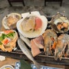 ** 海ナシ県で海鮮焼きを食す **の画像
