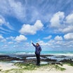 3月に行く済州島旅行(7) エメラルド色の海が奇麗な「金寧海水浴場」