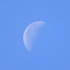 ⭐青空にお月さま（月齢23.2）/The moon in the blue sky (lunarの画像