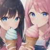 AI画　アイスクリームの日