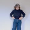 「60代が着るユニクロ　ユニクロU カーブジーンズ」の画像