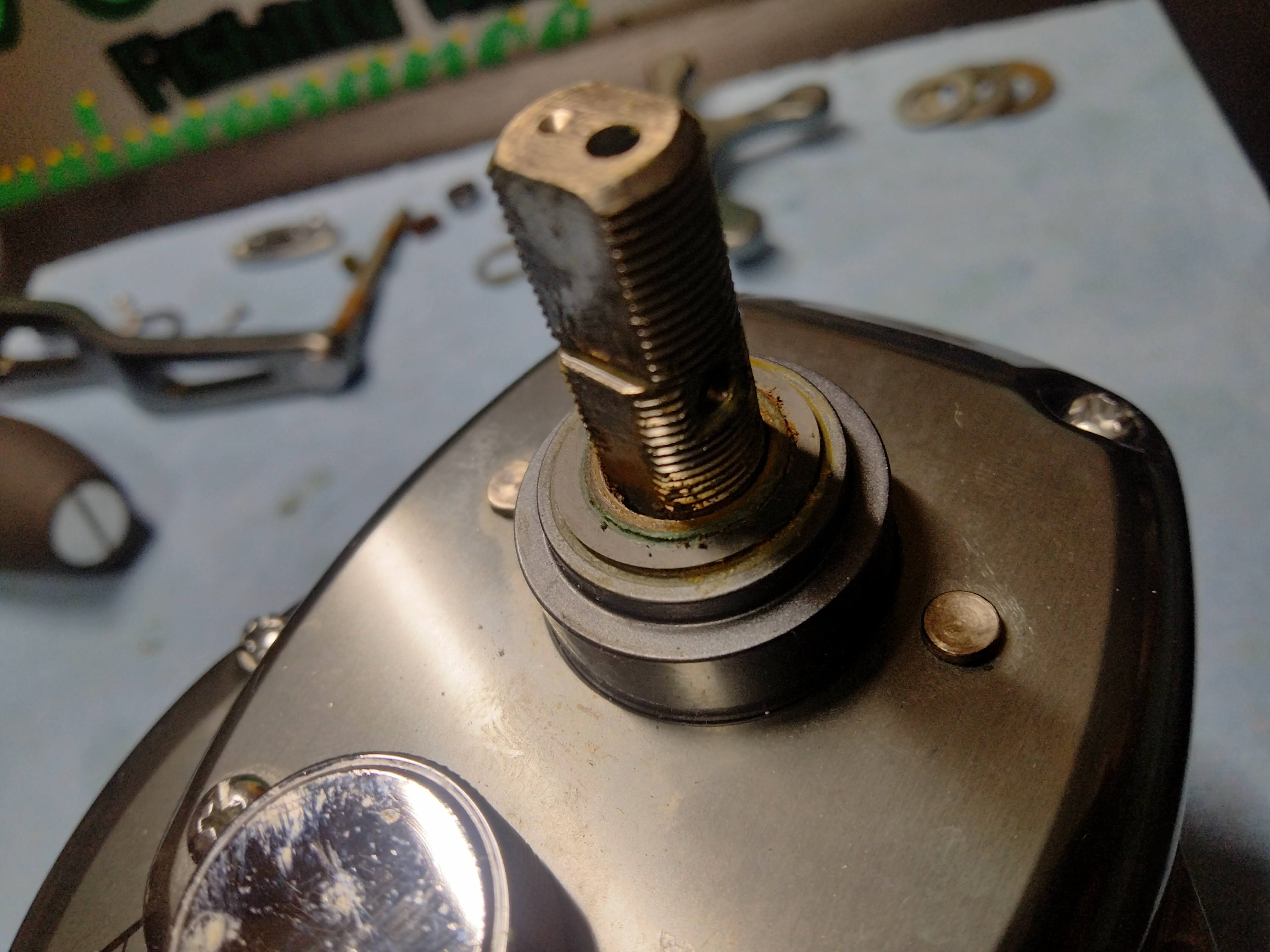 03オシアジガー4000P整備その① | reelmaintenance-higarageのブログ