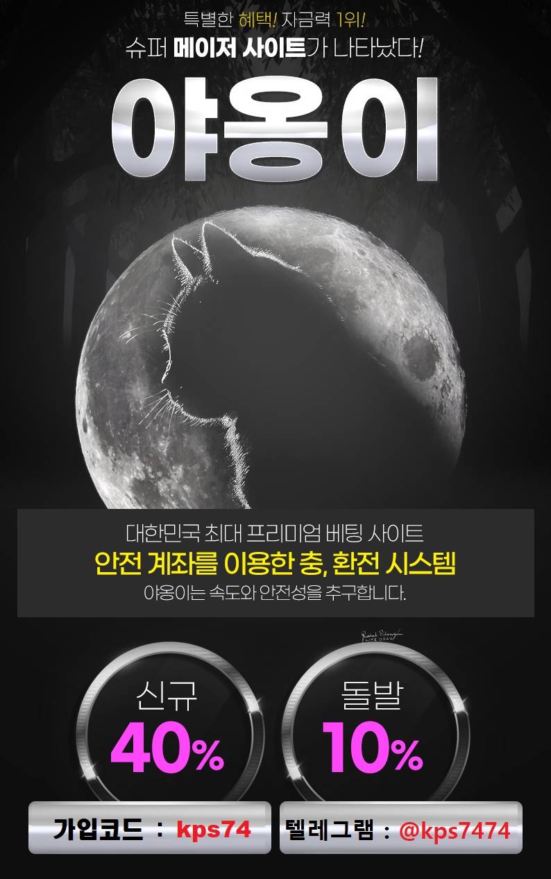 야옹이최신주소.com 코드 kps74 메이저공원 사설토토 업계에서 주목받는 스포츠토토사の記事画像