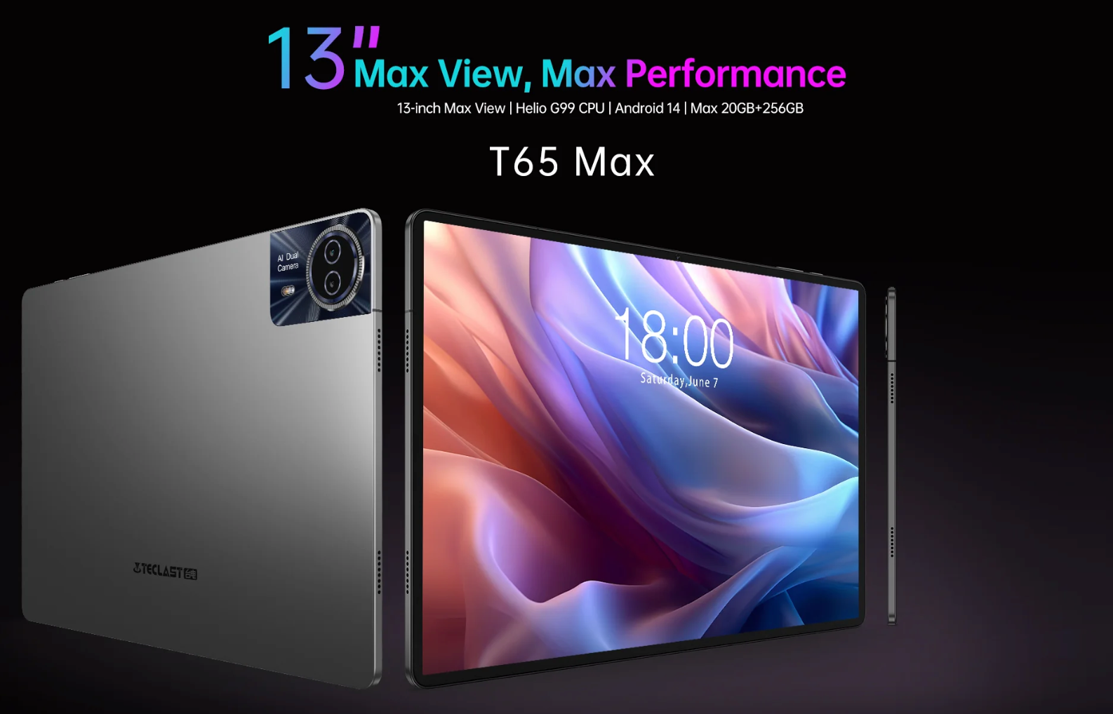 TECLAST T65 Max レビュー】13インチ大画面タブレットは動画視聴 TECLAST T65 Max レビュー】13インチ大画面タブレットは動画視聴