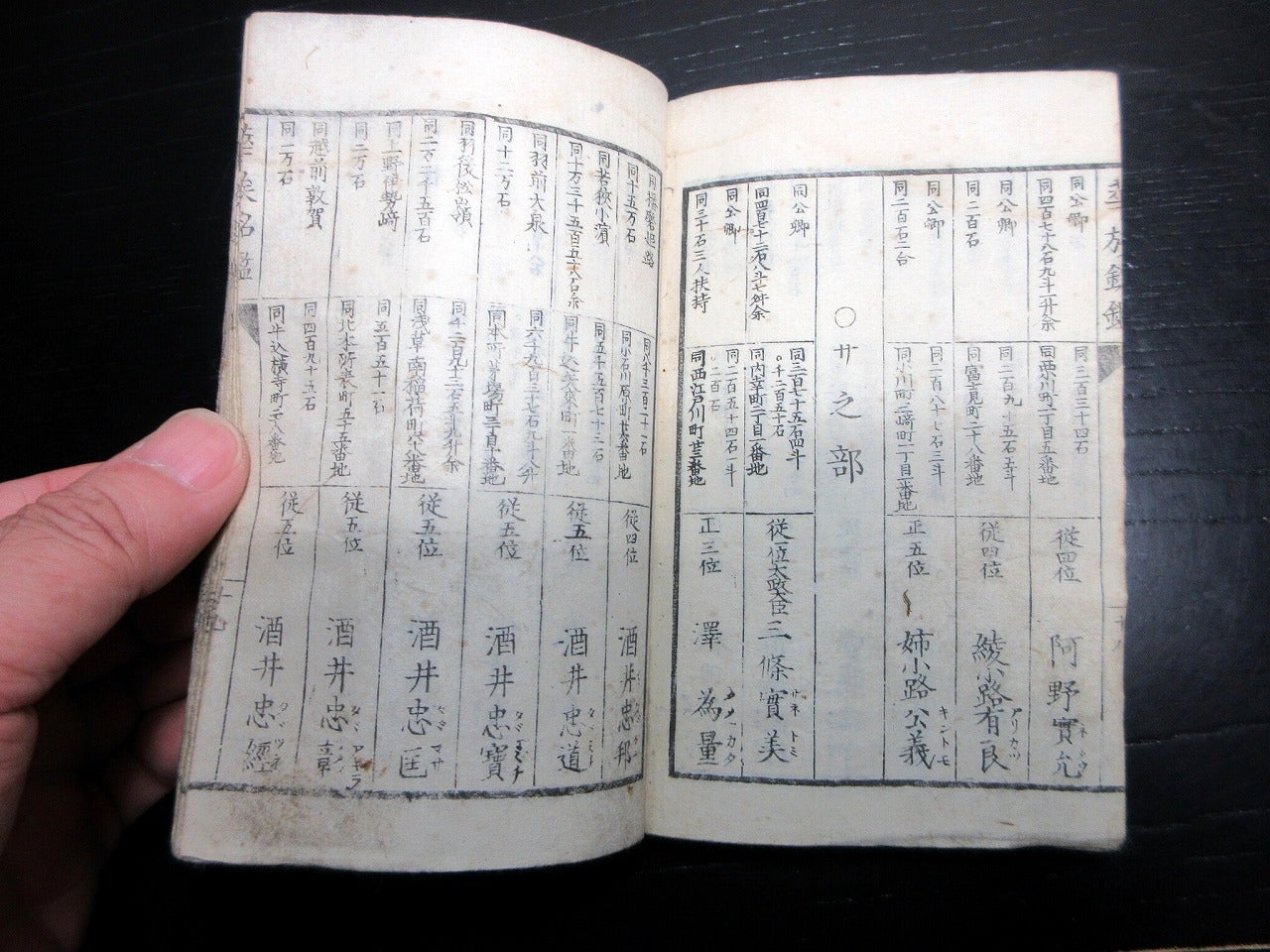和本明治11年（1878）名鑑武鑑「改正華族銘鑑」全1冊/味岡弥輔/古書古 