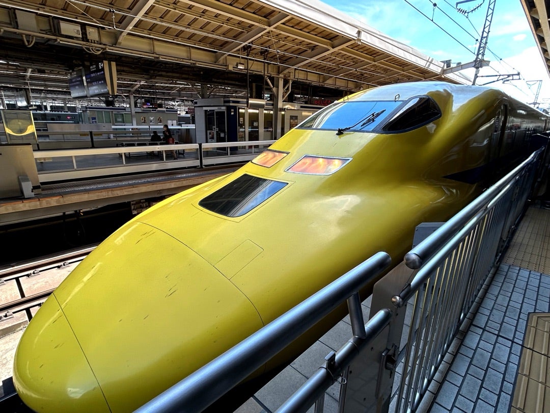 ドクターイエローのぞみ・上り検測日でした☆ | Bienvenue