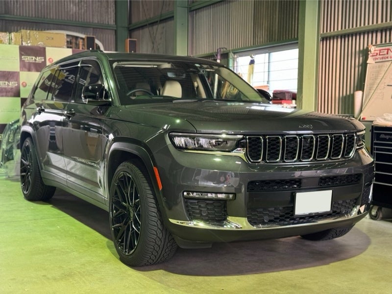 グランドチェロキーL JEEP純正サイドバイザー装着 | SENS グランドチェロキーL JEEP純正サイドバイザー装着 | SENS