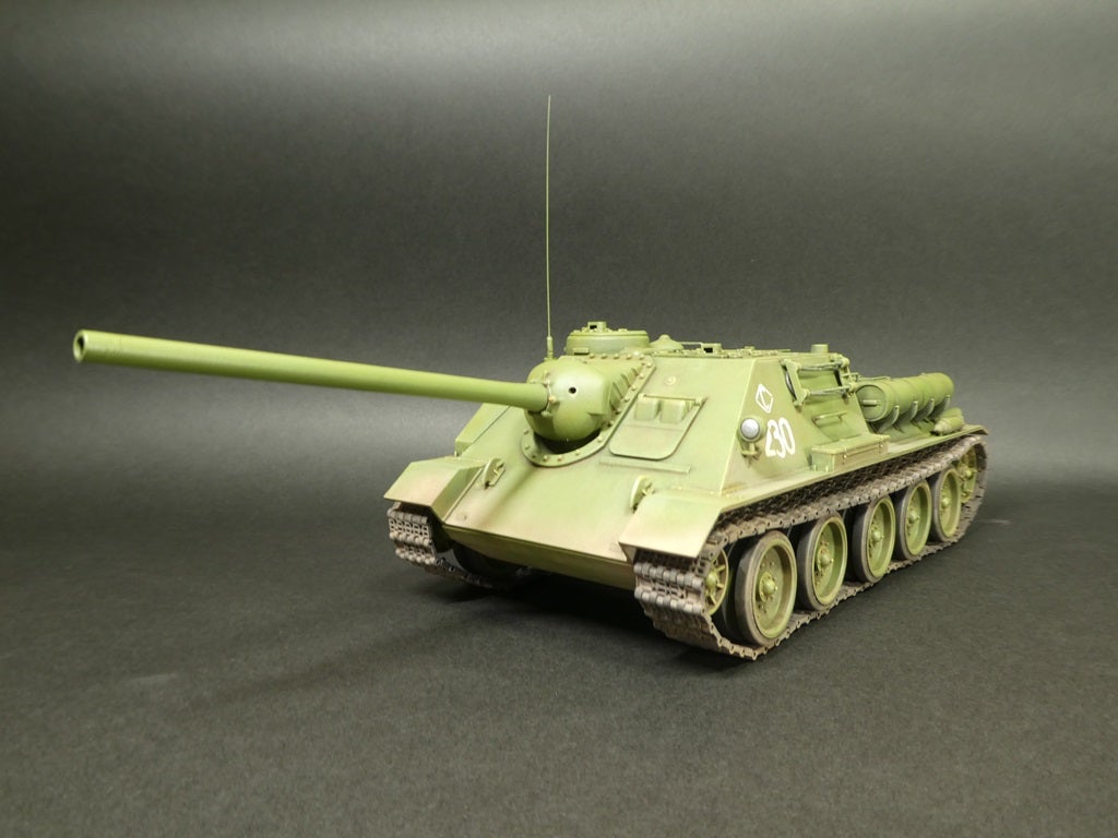 タミヤ 1/25 SU-100 ソビエト襲撃砲戦車ジューコフ(その10 タミヤ 1/25 SU-100 ソビエト襲撃砲戦車ジューコフ(その10
