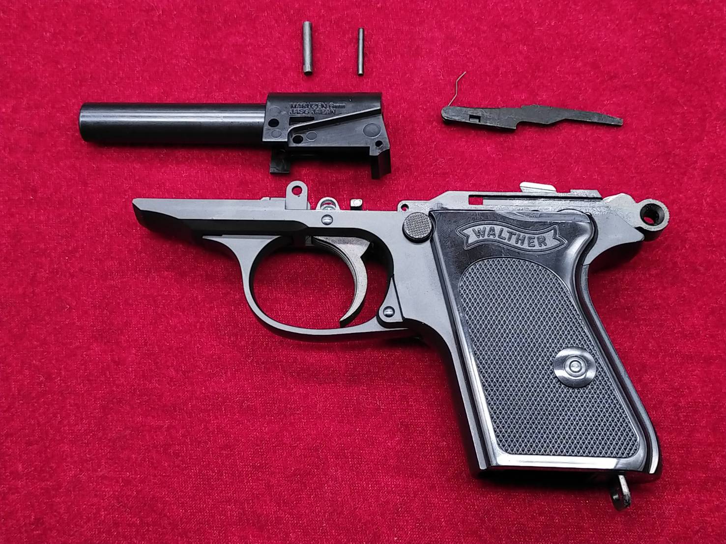 マルゼン ワルサーPPK、PPK/S用 サイレンサー/可変ホップアップ マルゼン ワルサーPPK、PPK/S用 サイレンサー/可変ホップアップ