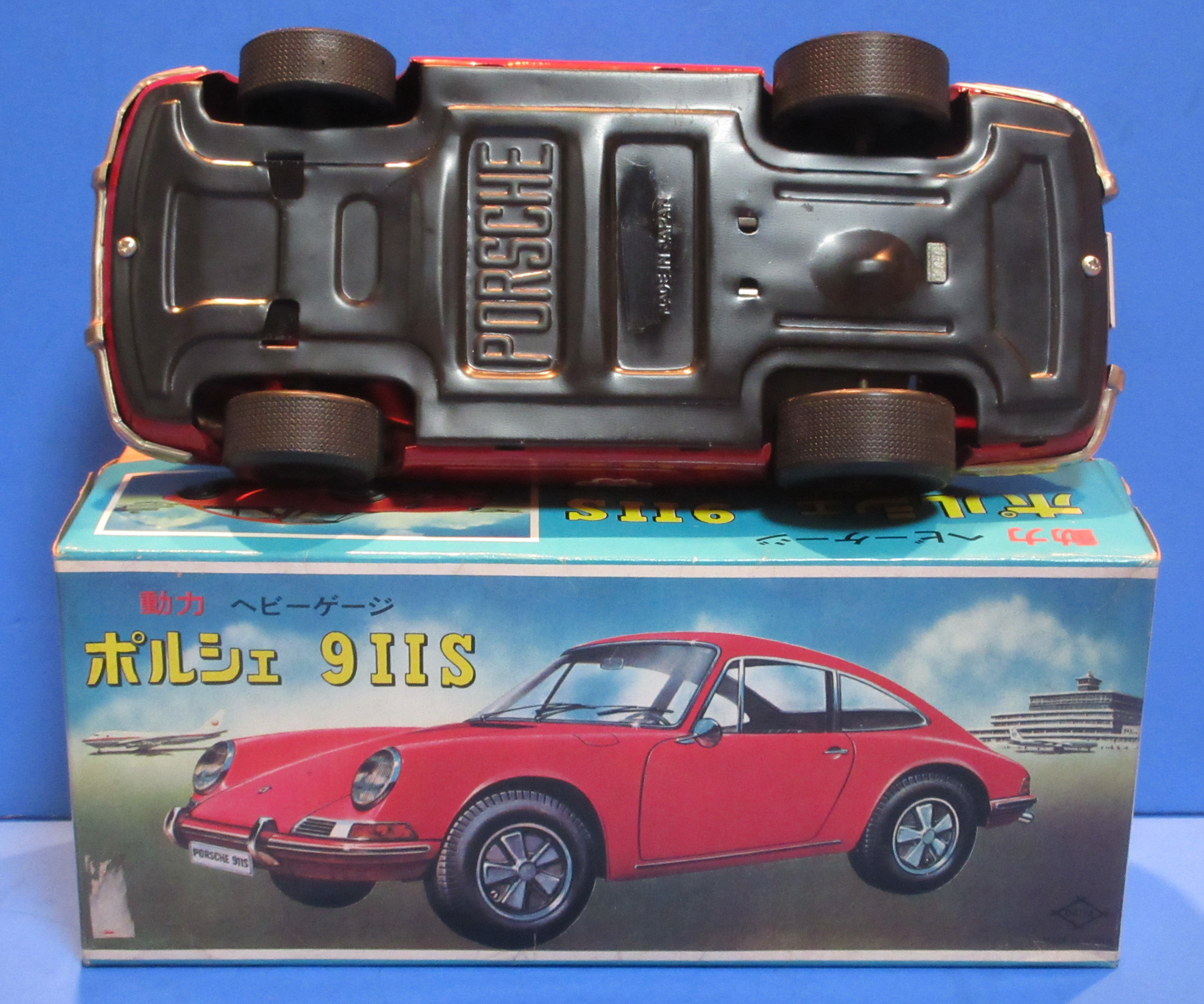 ☆1973年ダイヤ寺井商店1/16 ポルシェ911S ~ ブリキ自動車 ☆1973年ダイヤ寺井商店1/16 ポルシェ911S ~ ブリキ自動車