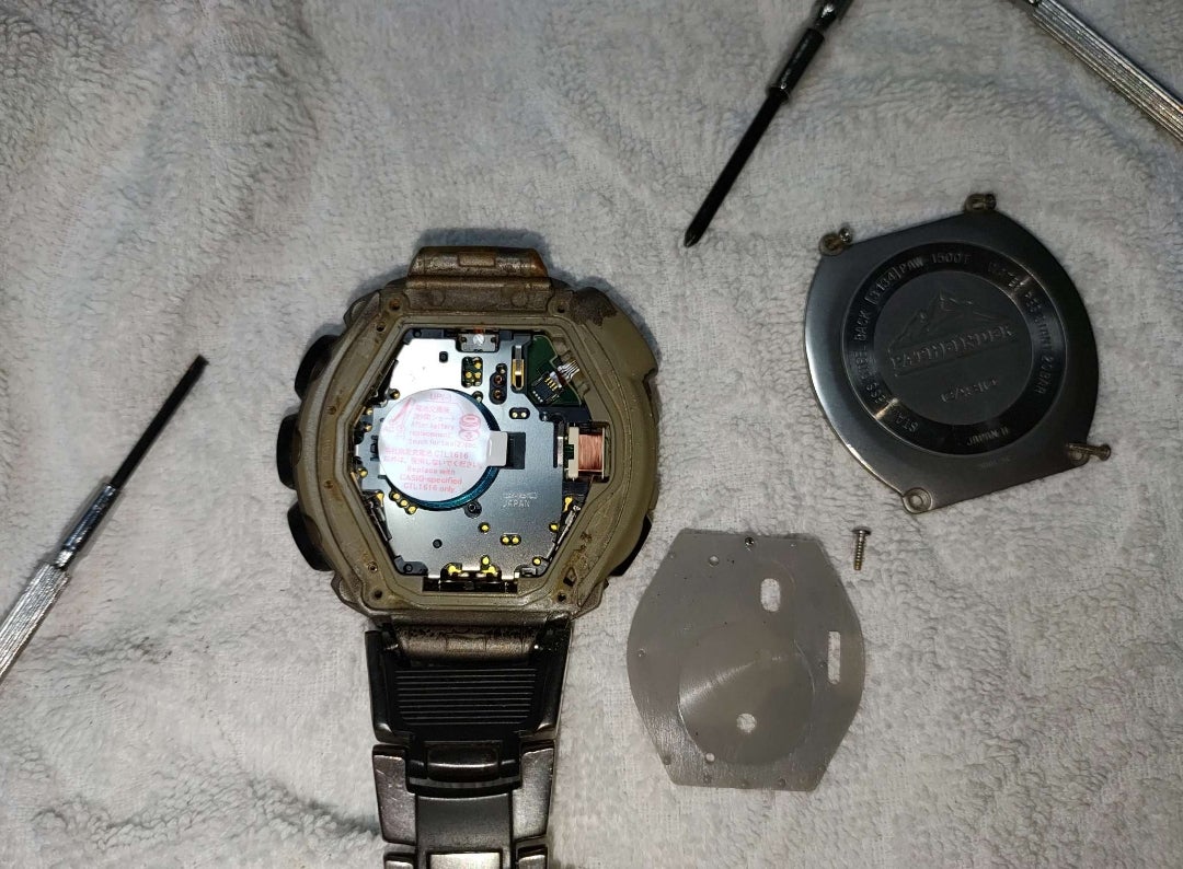 プロトレックPRW-1500の二次電池交換 | ちゅらのきもち プロトレックPRW-1500の二次電池交換 | ちゅらのきもち