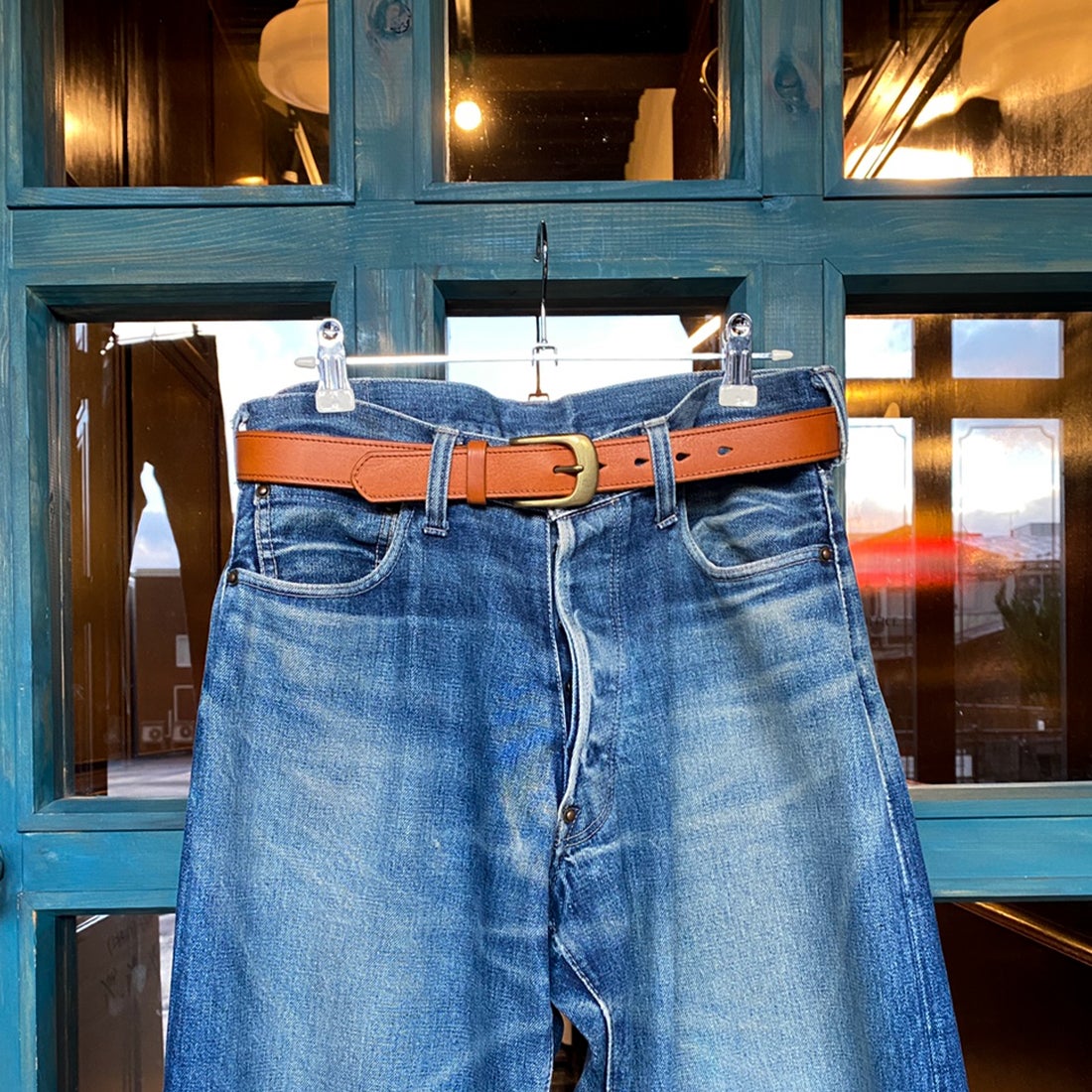 日常使いに最適な、蜜蝋レザーベルト。「NARROW BELT 日常使いに最適な、蜜蝋レザーベルト。「NARROW BELT