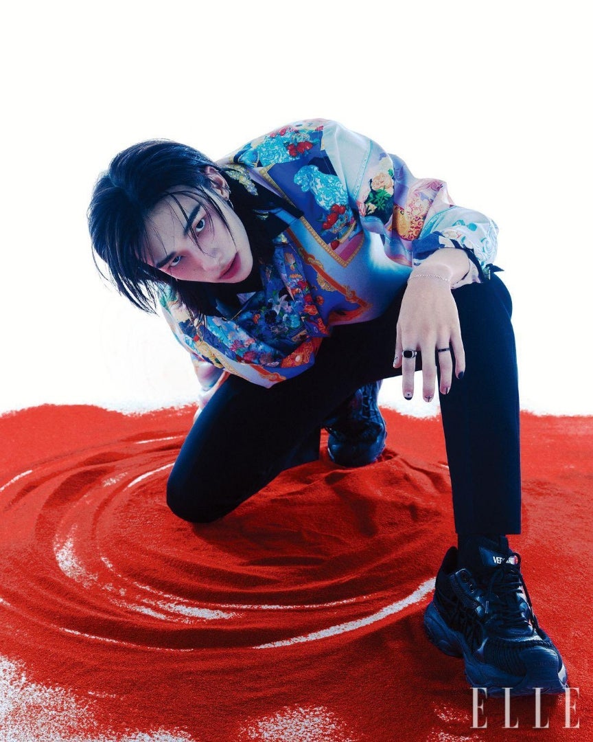 スキズ＊ヒョンジン＊ELLE KOREA 2024年12月号❣️HYUNJINx VERSACE