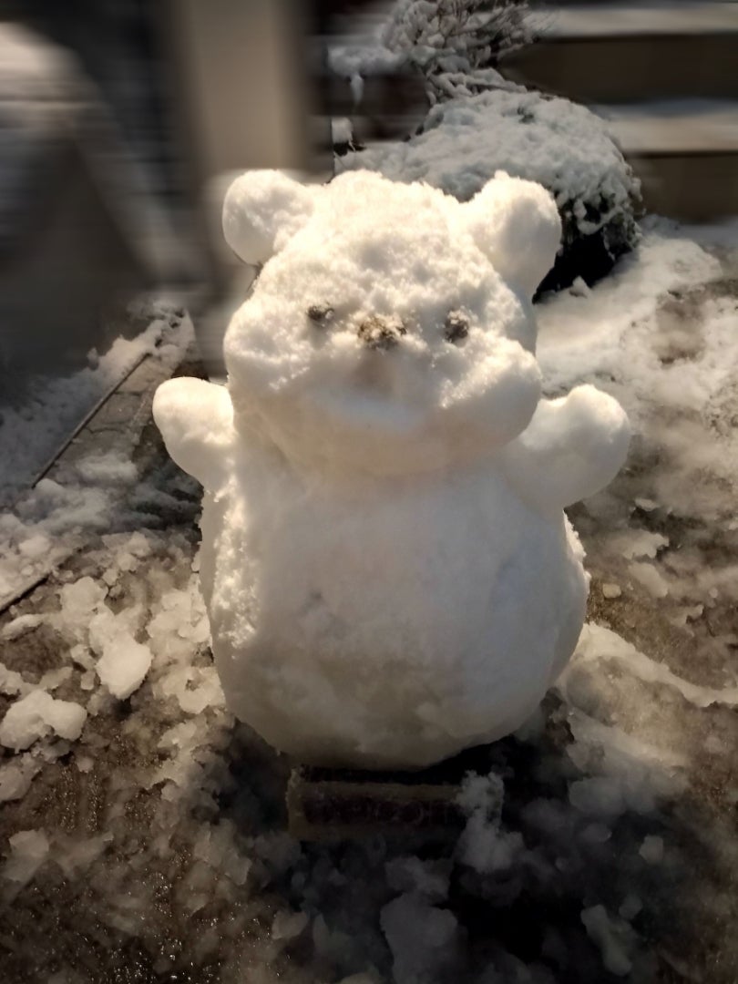 くま雪だるま 相馬優芽 | ロージークロニクルオフィシャルブログ