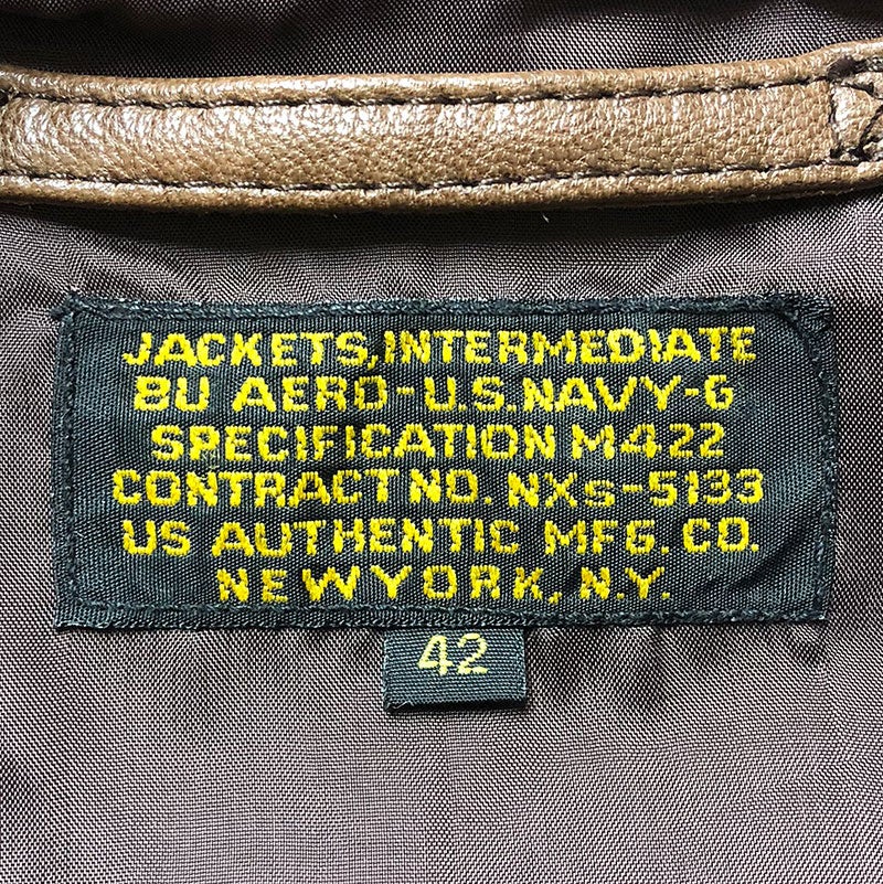 US AUTHENTIC G-8 US.NAVY Leather Flight Jacket | 東京☆原宿 Luby