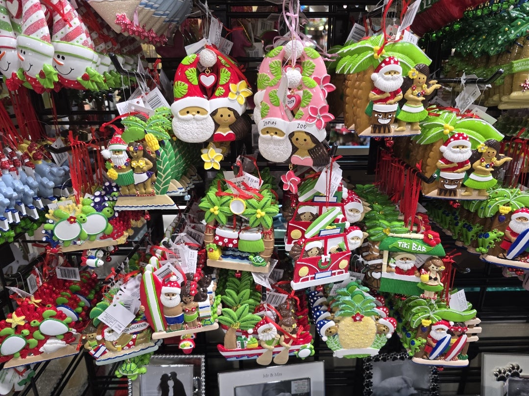 Xmasギリギリ前に、ハワイのトロピカルなXmasオーナメントを紹介 Xmasギリギリ前に、ハワイのトロピカルなXmasオーナメントを紹介