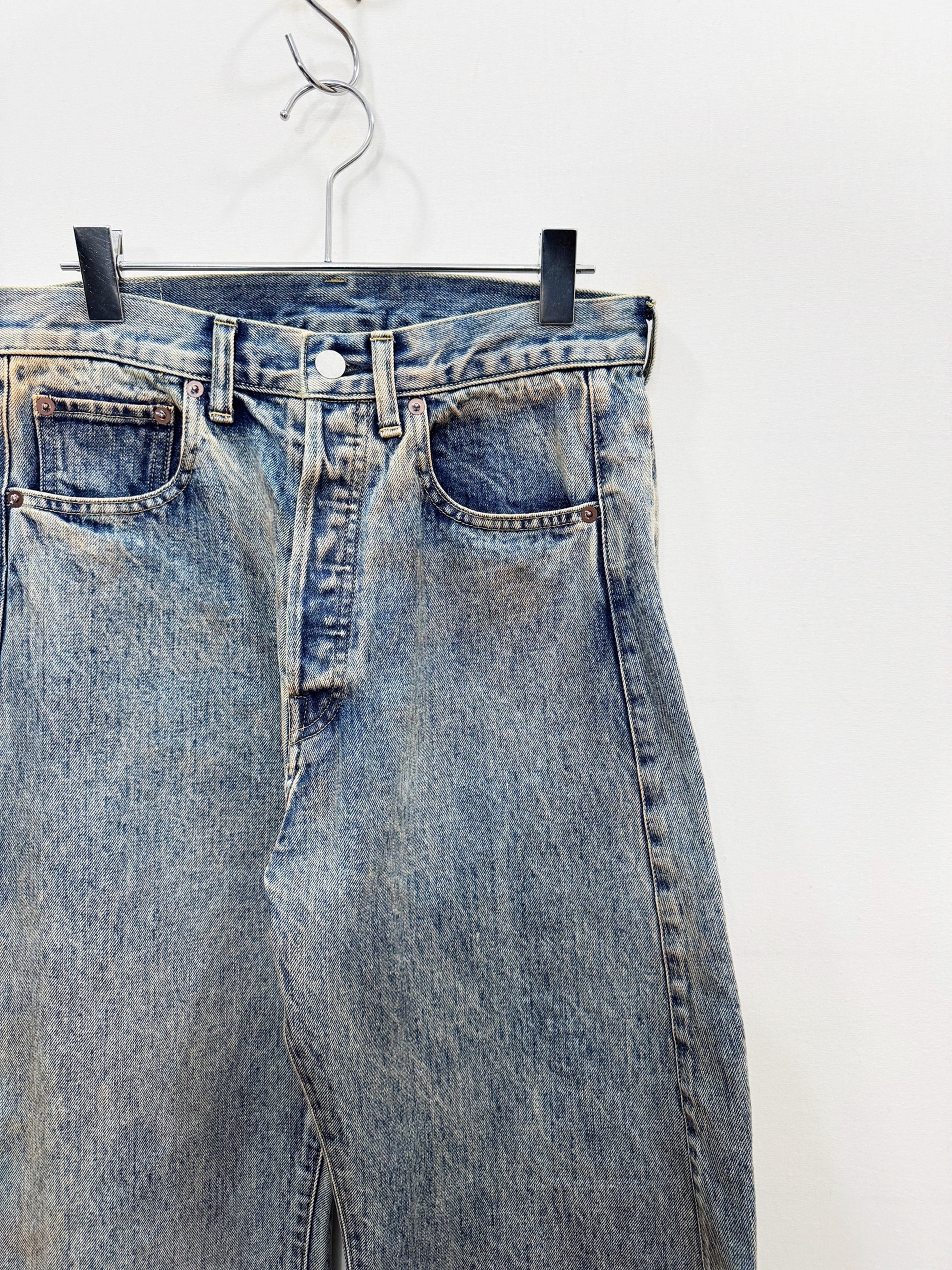 ssstein -DEFORMED FLARE VINTAGE DENIM JEANS- | 妄想 Laid back ssstein -DEFORMED FLARE VINTAGE DENIM JEANS- | 妄想 Laid back