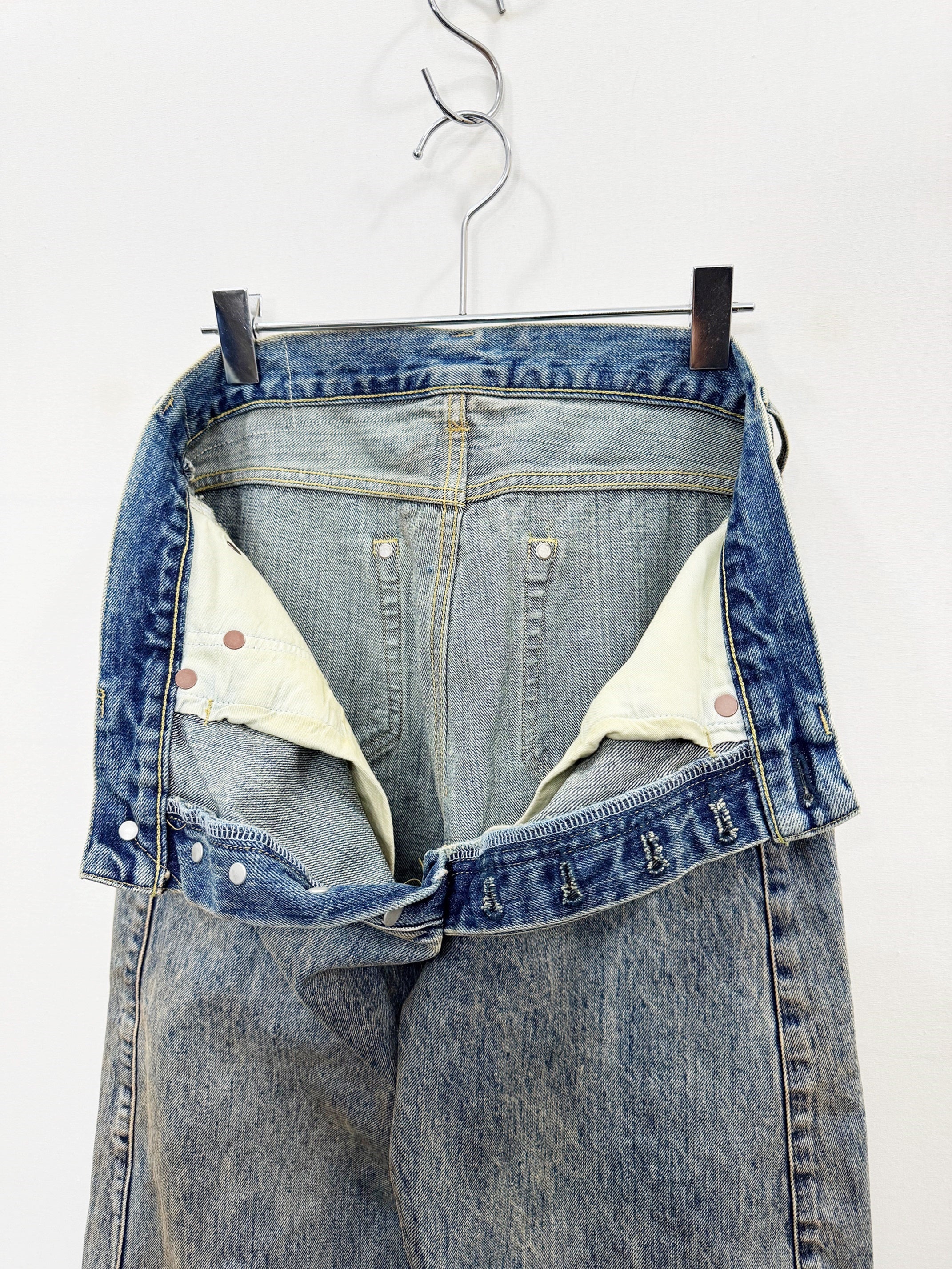 ssstein -DEFORMED FLARE VINTAGE DENIM JEANS- | 妄想 Laid back ssstein -DEFORMED FLARE VINTAGE DENIM JEANS- | 妄想 Laid back