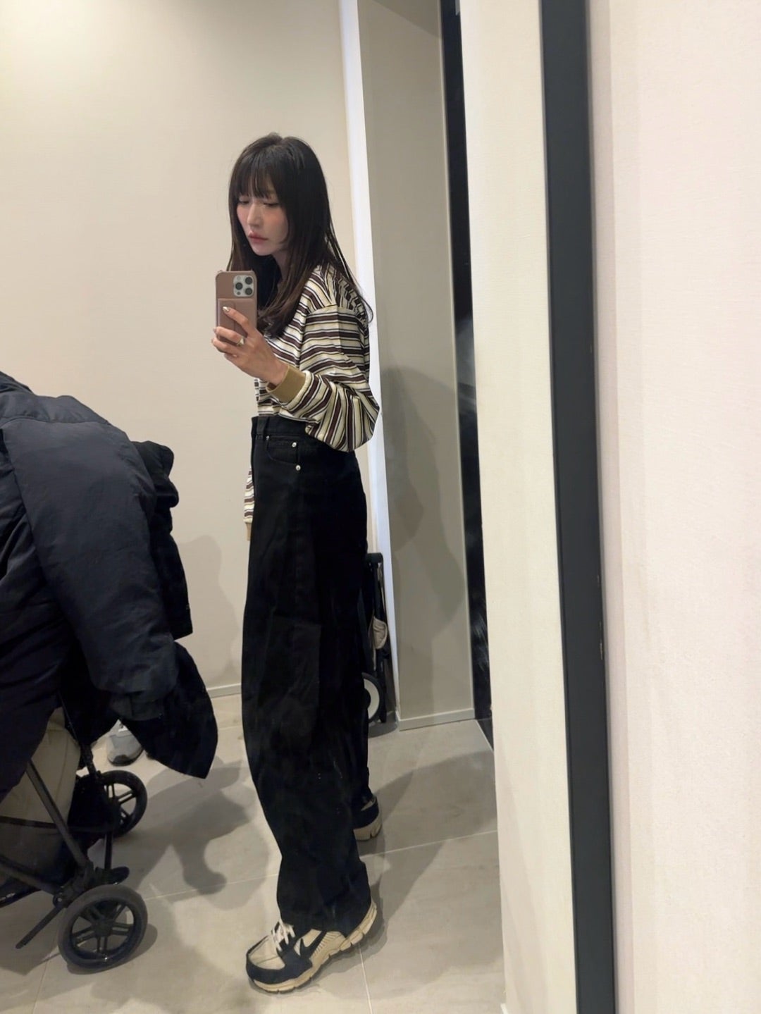 人気ブランドランキング 今日の服装 桃オフィシャルブログ | 好きなボーダーだ！！ カットソー(長袖/七分)
