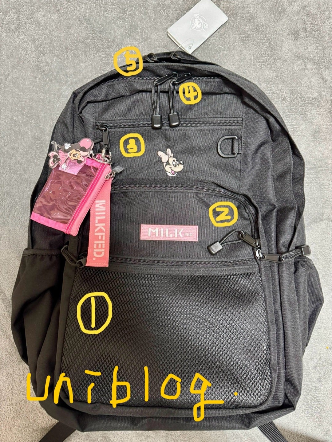 MILKFED.ミニーちゃんバックパック購入品紹介 | ディズニー MILKFED.ミニーちゃんバックパック購入品紹介 | ディズニー