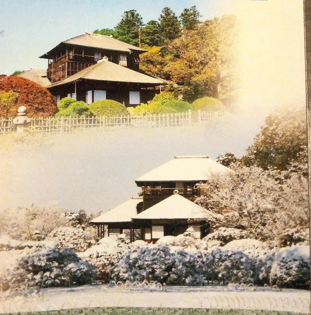 明治期】水戸偕楽園 古写真 3枚 鶏卵写真 希少 当時風景 - その他