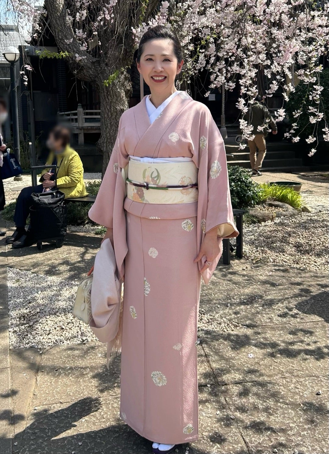 昨日の着物と谷中の桜 | Kazumi's Diary 昨日の着物と谷中の桜 | Kazumi's Diary