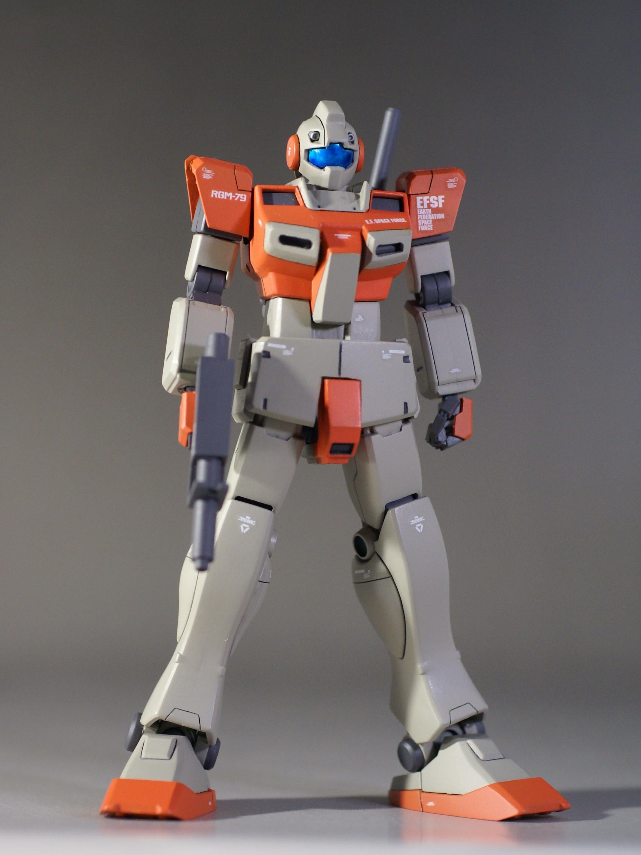 【全塗装済完成品】HGUCジムライトアーマー 1/144ジオラマベース付き HGUC 1/144 ジム・コマンド・ライトアーマー | エーディジェのブログ